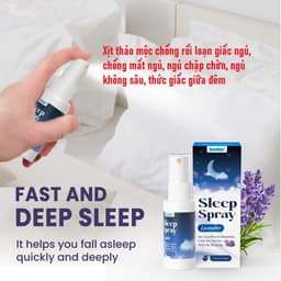 Chai Xịt Thảo Mộc Tự Nhiên Sleep Spray-Cải Thiện Rối Loạn Giấc Ngủ & Mất Ngủ, Khó Ngủ_ZÁ SOCKKK   6
