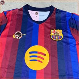 Bộ Thể Thao, Bộ Quần Áo Đá Bóng CLB BARCELONA mùa 2026/2027 Chất Vải Thoáng Mát Thấm Hút Cực Tốt 6