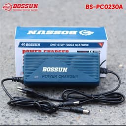 Sạc Đôi Adapter, Sạc Nhanh 3 Ah BS BOSSUN BS-PC0230A, Có Quạt Tản Nhiệt, 2 Cổng Sạc Bản Mạch To 8