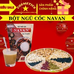 Ngũ Cốc Navan 9 loại đậu hạt giúp lợi sữa sau sinh, tăng cân, bổ sung dinh dưỡng 800g 1
