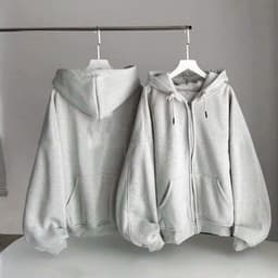 < Rẻ Vô Địch > Áo Khoác Hoodie Zip  Unisex Thêu Not Freely -  Form Rộng Chất Liệu Nỉ 2 Da  -chữ thập 8