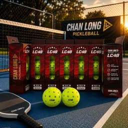 [CHÍNH HÃNG] Bóng Pickleball CHANLONG LC48 Pro 48 Lỗ, Bay Chính Xác, Chống Méo, Tập Luyện Thi Đấu 6