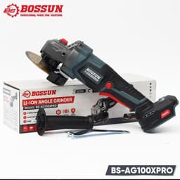1 Máy Mài, Máy Cắt Pin BS BOSSUN BS-AG100XPRO, 3 Tốc Độ Tùy Chỉnh - Có Chống Sốc Đá, Khởi Động Mềm 9