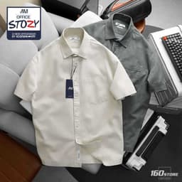 Áo Sơ Mi Nam Tay Ngắn ICON AM Workplay Form Relaxed SMID0410 1