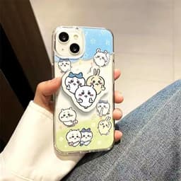 Giá đỡ điện thoại Chiikawa có túi khí, Chiikawa Usagi, sóc bay nhỏ, hoạt hình, giá đỡ để bàn xoay được 7