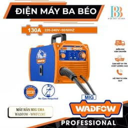 Máy hàn  MIG không dùng bình khí 130A Wadfow WWFC1301 1