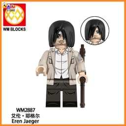 Minifigure Attack On Titan Đồ Chơi Lắp Ráp Mô hình Các Nhân Vật Truyện Tranh Attack on TiTan (WM6204) 6