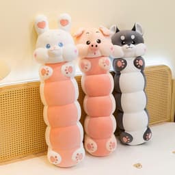 Gối mềm gối ôm Caterpillar Rabbit Piggy ngủ gối dài chuyên dụng -MIU GẤU XINH 1