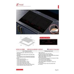 Bếp từ đôi FULCO JP389I | Nhập khẩu nguyên chiếc Thái Lan | Mặt Kính Đức | Bảo hành 5 năm tại nhà 3