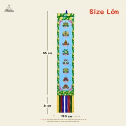 [Amrita] Cờ Treo Hoa Văn Bát Bảo Cát Tường Nepal – Cờ Phật Giáo Tây Tạng Trang Trí - CXNP462 8