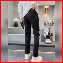 JEAN ĐEN CAO CẤP,GIỮ MÀU BỀN ĐẸP,LÊN FORM GỌN GÀNG,CHỐNG NHĂN,THIẾT KẾ VẢI 3 LỚP DÀY DẶN,QJ-3223 VIC 6