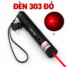 Đèn Laser 303/009 Kèm Pin 18650, Sạc Và Đầu Chiếu Hiệu Ứng, Tùy Chọn 2 Màu 5