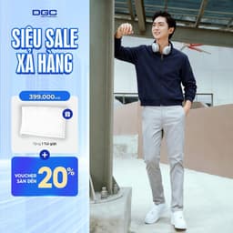 Áo Khoác Nam DGC Cổ Đứng 2 Lớp Cao Cấp WAJKBF185M - Áo Gió Chống Thấm Nước, Cản Gió Nam Tính 1