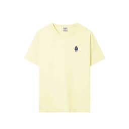 Áo thun nữ cổ tròn cotton 4 chiều mềm mại, đa dạng màu sắc, thoáng mát - hình GẤU XANH bassic 9