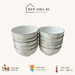 Lẻ món bát chén đĩa sứ  họa tiết Vân Đá MARBLE 4