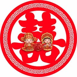 CHỮ HỶ, SONG HỶ NAM CHÂM DẺO - GẮN CAPO XE Ô TÔ không để lại keo, tiện lợi, tái sử dụng nhiều lần (NC5609) 8