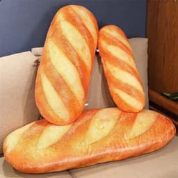 Gấu Bông 3D Bánh Mì - Gối Ôm Bánh Mì Quà Tặng Đồ Chơi Gác Chân Tựa Lưng 8