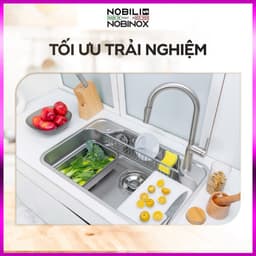 Chậu Rửa Bát Nobinox Arvo B275 | Kích thước 75x48cm 4