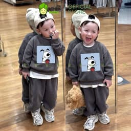 [10-29kg] Bộ Nỉ Dài Tay Cao Cấp Cho Bé Trai Dày Mịn Ấm KIMCHIBABY Họa Tiết Ô Tô, Siêu Nhân Người Nhện BN602 4