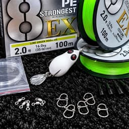 Combo Dây Dù PE ViKing X8 100m + Nhái Ngọc Trinh 7g Câu Lure, Tặng Leader, Chụp Chì, Snap, Link Shop Đồ Câu 68 8