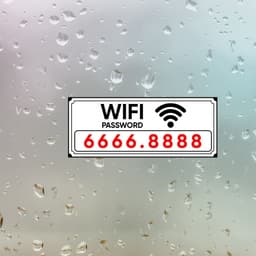 [Hỏa Tốc] Decal Dán Cửa Báo Hiệu "Wifi Password" Chống Thấm Nước, Bền Đẹp 8