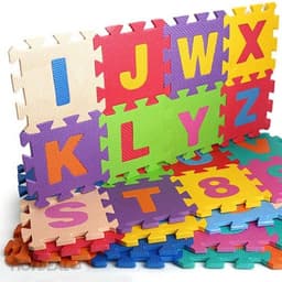 BỘ 36 MIẾNG THẢM XỐP LÓT SÀN GHÉP CHỮ CÁI VÀ SỐ/ THẢM CHƠI CHO BÉ 2