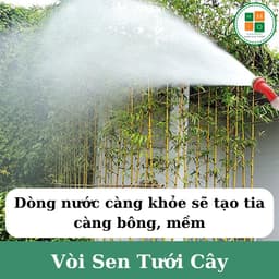 Vòi sen tưới cây 1000 lỗ chuyên dùng tưới cho rau, lan và hoa cây cảnh không bị dập nát, rửa trôi đất 8