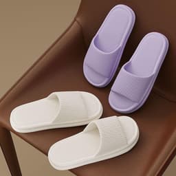 (Combo) Dép đi trong nhà, khách sạn, văn phòng sọc quai ngang nam nữ, siêu nhẹ êm chân (SX4M.D014) 9
