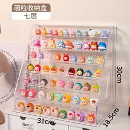 Hộp Mica Acrylic Trưng Bày 3-7 Tầng Dài 31x18.5cm Bảo Quản Mỹ Phẩm & Mô Hình Nhân Vật Trong Suốt Tiện Lợi VOICON-[NHI66] 3