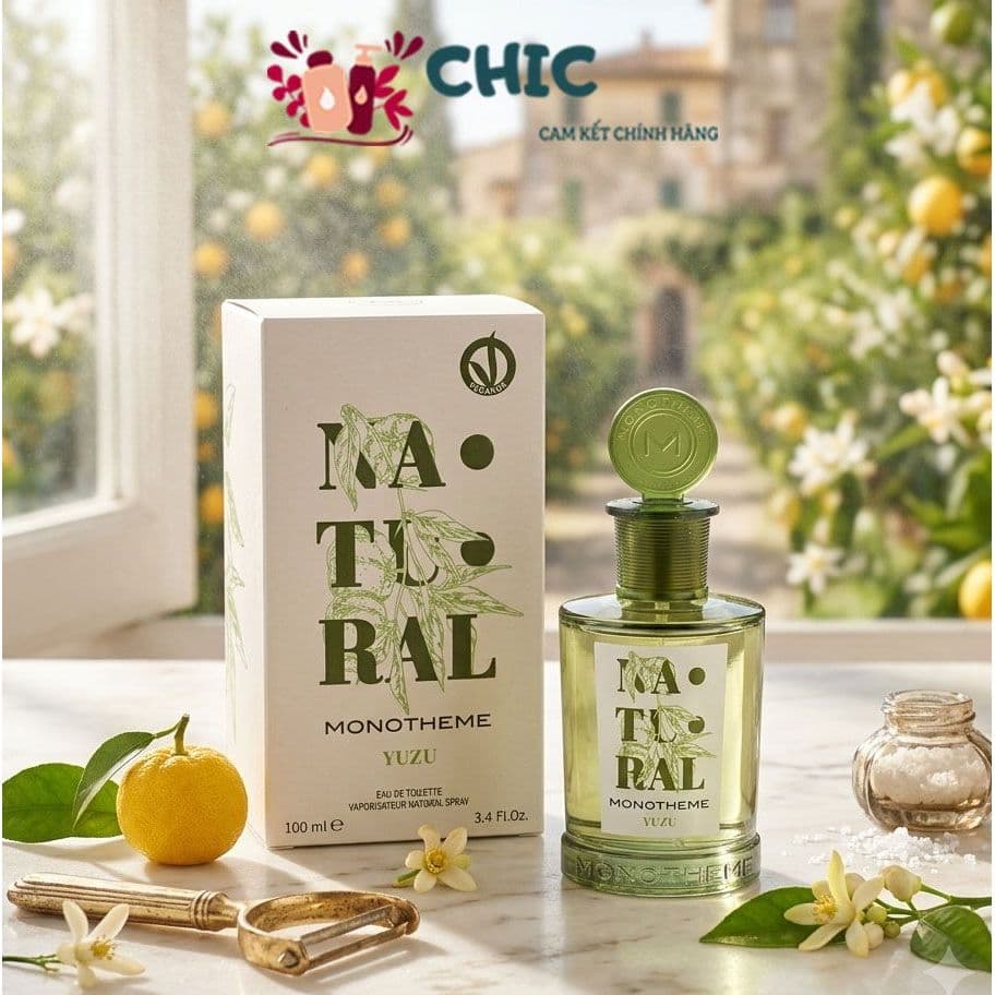 Nước hoa Unisex Monotheme Natural Yuzu EDT 100ml FULL BOX