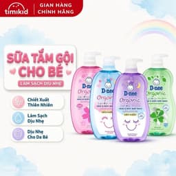 [CHÍNH HÃNG] Sữa Tắm Gội Cho Bé Dnee 2 IN 1 Tem Đại Thịnh Chính Hãng -  An Toàn Cho Bé Sơ Sinh 1