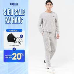 Áo nỉ nam cổ tròn DGCs - Vải co giãn và thấm hút mồ hôi tốt - WATBBB02M 1