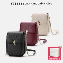 [Tặng hộp 20.10] Túi xách nữ da thật ELLY ET170 túi đeo vai đeo chéo cao cấp chính hãng 1