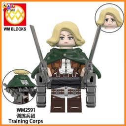 Attack On Titan Đồ Chơi Lắp Ráp Các Nhân Vật Truyện Tranh Đại Chiến Titan (WM6166) 9