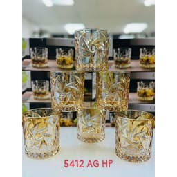 Ly, cốc thủy tinh chịu nhiệt HONNGLI mầu trắng, bộ 6 cốc, dung tích 300ml /ly nhiều mã khác nhau 4