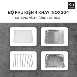 Nồi Chiên Không Dầu Kết Hợp Hấp KU Küchen PCL2228 16L Chính Hãng Đa Năng Bảo Hành 24 Tháng 4