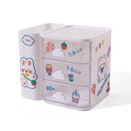 Khay Nhựa đựnġ Đồ Đa Năng .Kệ đựnġ Bút Đồ Dùng Học Tập - Hộp Lưu Trữ Văn Phòng Phẩm Để Bàn Học Sinh dễ thương VOICON 2