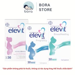 Thực phẩm bảo vệ sức khỏe Elevit hỗ trợ cho phụ nữ giai đoạn trước trong khi mang thai và sau sinh, 1 hộp 30 Viên 1