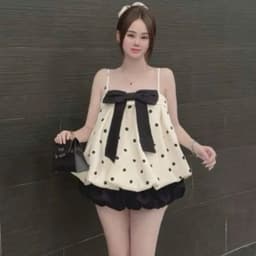 Áo Hai Dây Nơ Ngực Dáng Bí Mùa Hè Cho Nàng -- Sam botique 1