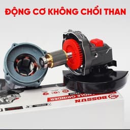 1 Máy Mài, Máy Cắt Pin BS BOSSUN BS-AG100XPRO, 3 Tốc Độ Tùy Chỉnh - Có Chống Sốc Đá, Khởi Động Mềm 7