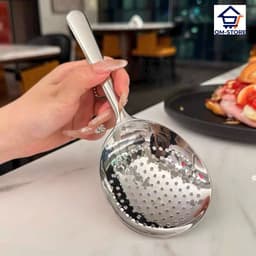 FREESHIP Set 3 thìa inox hàn quốc, muôi thủng chất liệu cao cấp dày dặn bền đẹp QM-STORE 3