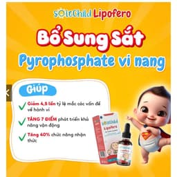 SOLECHILD Lipofero 30ml giúp bổ sung sắt, phòng ngừa thiếu máu thiếu sắt ở trẻ nhỏ.n <BUNBUN SHOP 2
