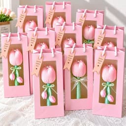 Búa Hoa Tulip Búa Ngải Cứu Đấm Lưng Đả Thông Kinh Lạc Mẫu Hoa Lụa 5
