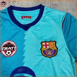 Bộ Quần Áo Bóng Đá CLB Barca Sân Khách 26/27 - Vải Polyester Thái Cao Cấp 3