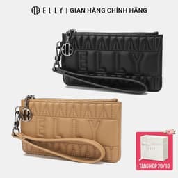 [Tặng hộp 20.10] Ví nữ ELLY EV101 da thật cao cấp ví cầm tay dài thời trang chính hãng 1