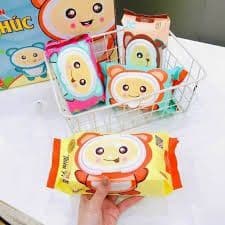 LOẠI XỊN Khăn ướt Thiên Phúc 120 tờ Hình Gấu An Toàn, Không Mùi, Không Kích Ứng Cho Bé Yêu. 9