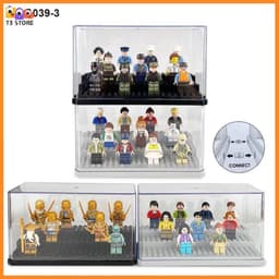 Hộp đựng Đồ Chơi Lắp Rap bảo quản chống bụi trong suốt - Hộp trưng bày Đồ chơi lắp ráp Mica 3 Tầng 1