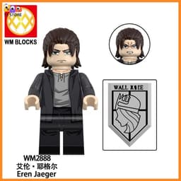 Minifigure Attack On Titan Đồ Chơi Lắp Ráp Mô hình Các Nhân Vật Truyện Tranh Attack on TiTan (WM6204) 7