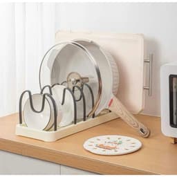 Kệ Để Nắp Nối,Sắp Xếp Đĩa Nhiều Ngăn,Khung Chắc Chăn GIúp Đỡ Ổn Định Giúp Sắp Xếp Nhà Bếp Gọn Gàng Hơn -  VOICON-[NHI99] 5