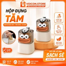 Hộp Đựng Tăm VOICON-[DA72] Tự Động Hình Cute Nhấn Tự Bật Chất Liệu PP An Toàn Dễ Vệ Sinh Trang Trí Bàn Ăn Tiện Lợi 1